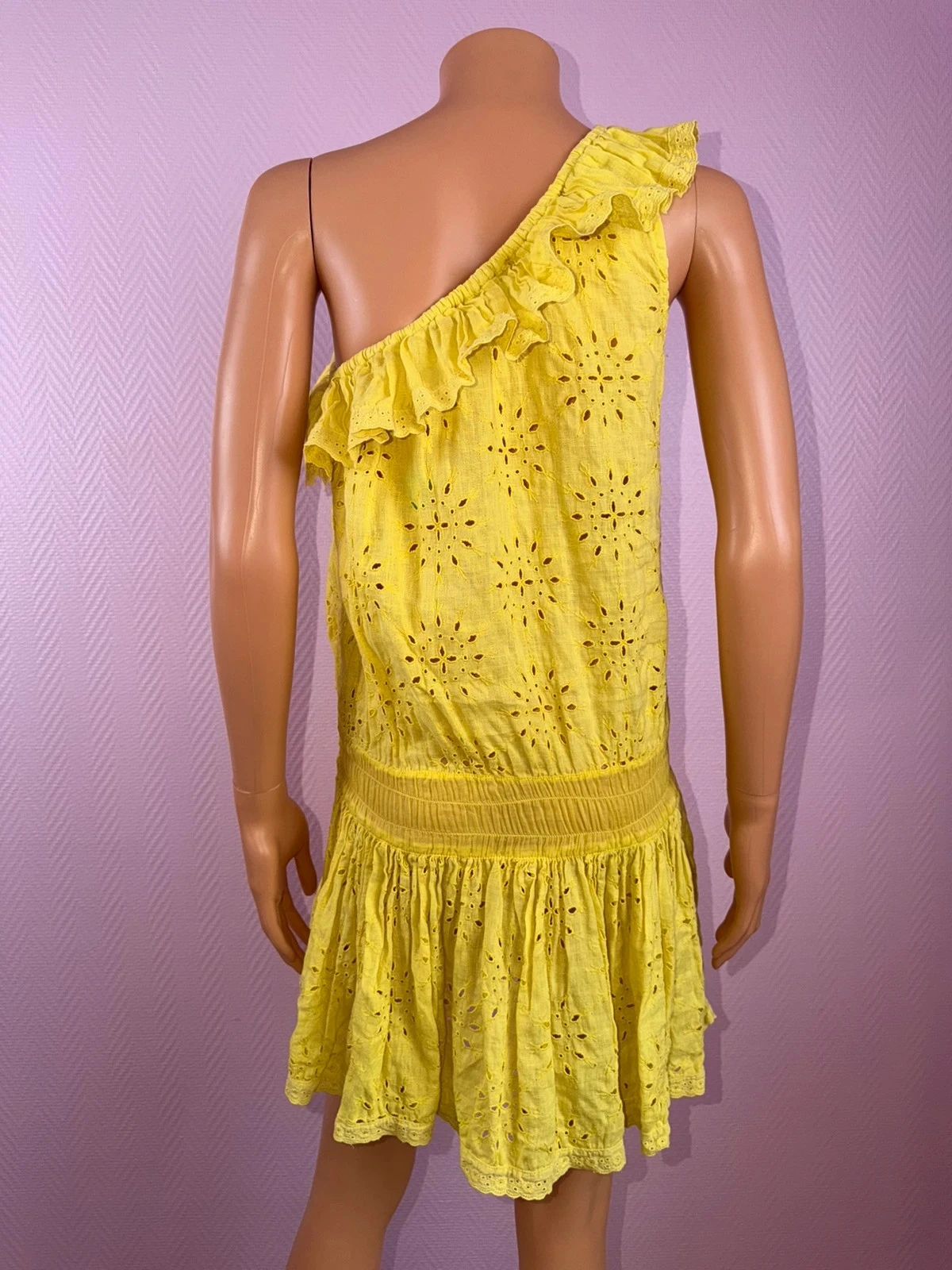 Robe femme Sunday taille unique jaune – photo 3